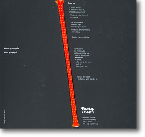 Paola Lenti, Salone del mobile 2003