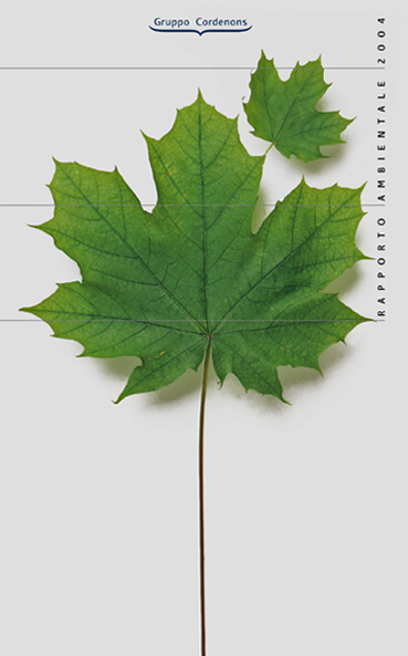 Poster e copertina del bilancio ambientale 2004