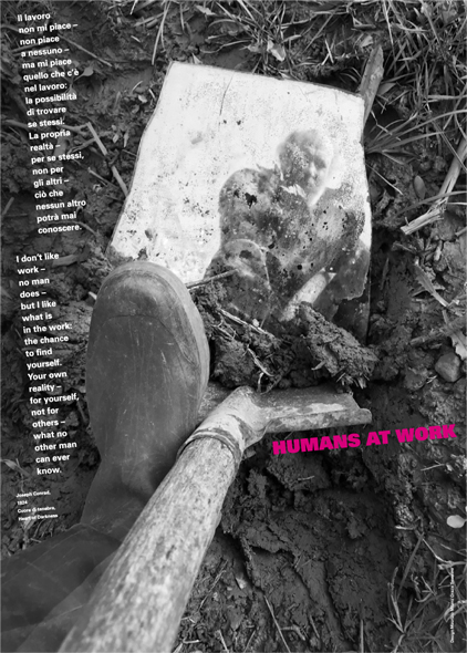 Poster culturale per una mostra sulla migrazione