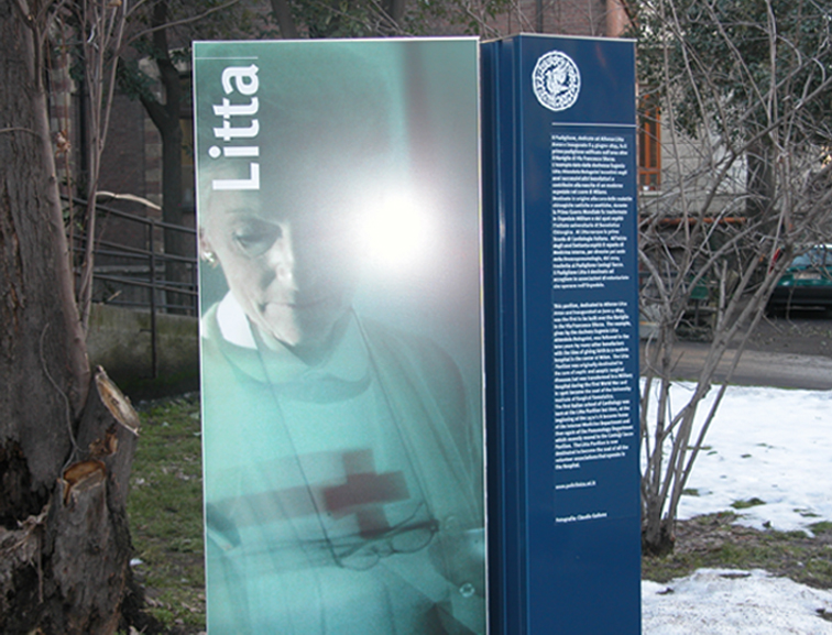 Alcuni particolari della segnaletica interna